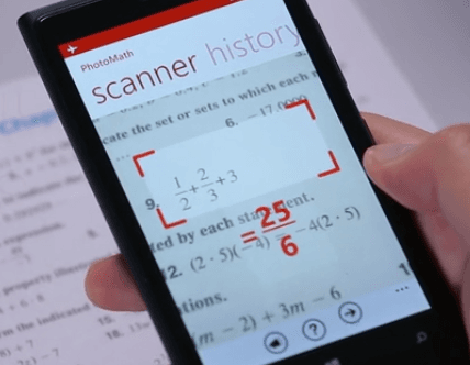 PhotoMath แอพแก้โจทย์คณิตได้ง่ายๆ แค่เปิดกล้องแล้วถ่ายภาพ