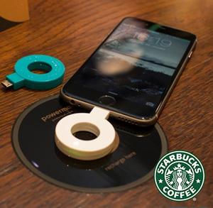 Starbucks ร่วมกับ Powermat เริ่มติดตั้งอุปกรณ์ชาร์จสมาร์ทโฟนไร้สายภายในร้าน เริ่มแล้วใน UK