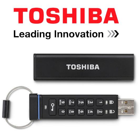Toshiba เปิดตัวแฟรชไดร์ฟนิรภัย ที่มาพร้อมรหัสผ่านการใช้งาน เพื่อป้องกันข้อมูลลับ