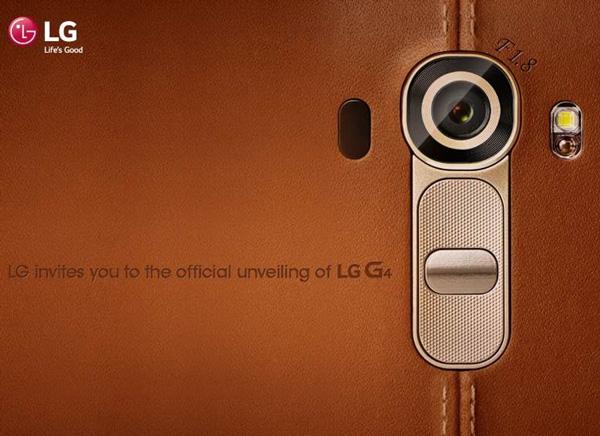 LG เผยวันเปิดตัวสมาร์ทโฟนรุ่นใหม่ LG G4 มาพร้อมกล้อง F 1.8 ฝาหลังวัสดุแบบหนัง