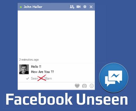 วิธีทำให้ facebook ไม่แสดงคำว่า เห็นแล้ว ขณะที่เราอ่านแชทคนอื่นไปแล้ว
