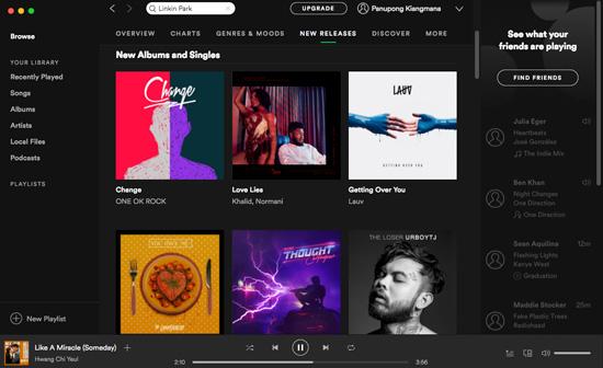 รีวิว Spotify โปรแกรมเล่นเพลงออนไลน์ฟรี โดดเด่นที่ไฟล์เสียงคุณภาพสูง